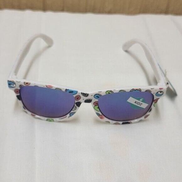 Piranha Kidz Donut Print Sunglasses Style # 62061 White - Picture 1 of 5